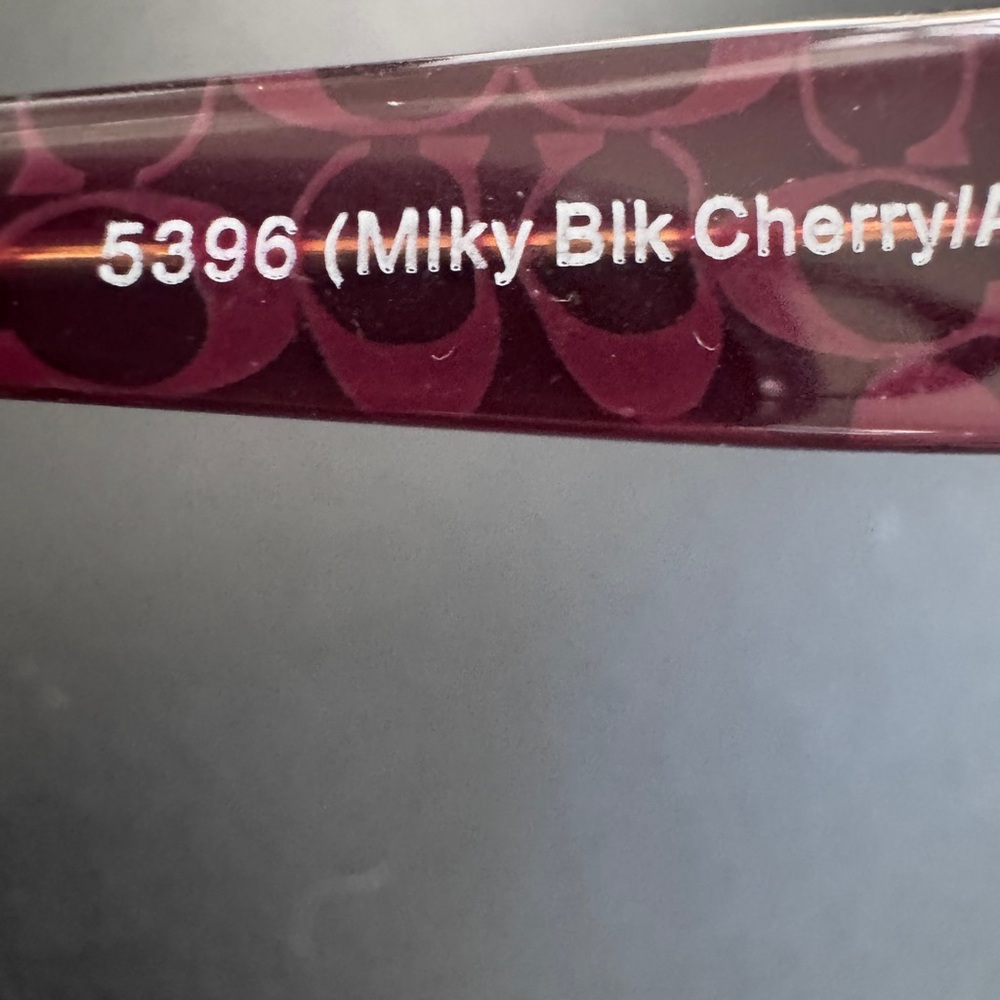 Coach Black Cherry Designer Glasses - Picture 16 of 16